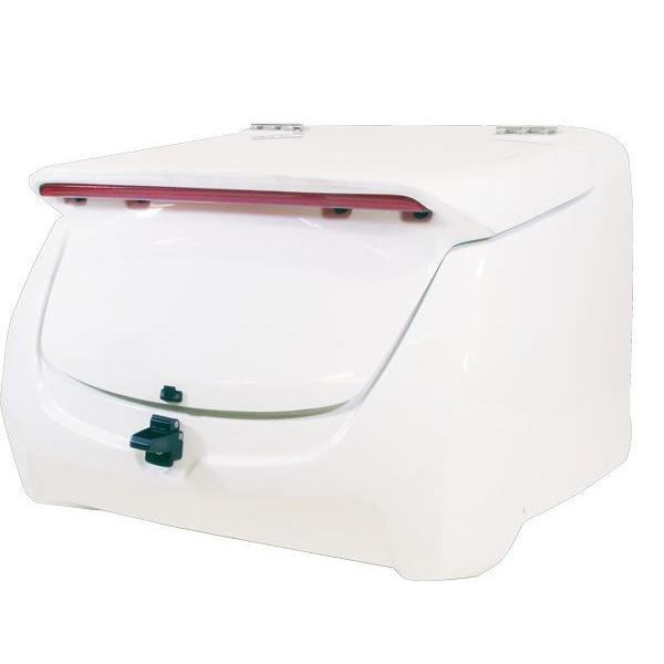 1年保証付き ジャイロキャノピー リアボックス 白ゲルコート 黒ゲルコート 未塗装 LEDハイマウント付き FRP