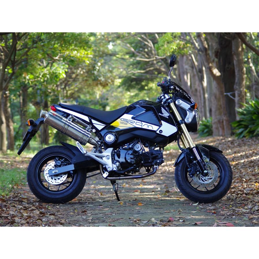 ホンダグロム125用　ワールドウォーク製のステンレス マフラーです。 ワールドウォーク（WORLD WARK） 1年保証付き 政府・JMCA認証モデル