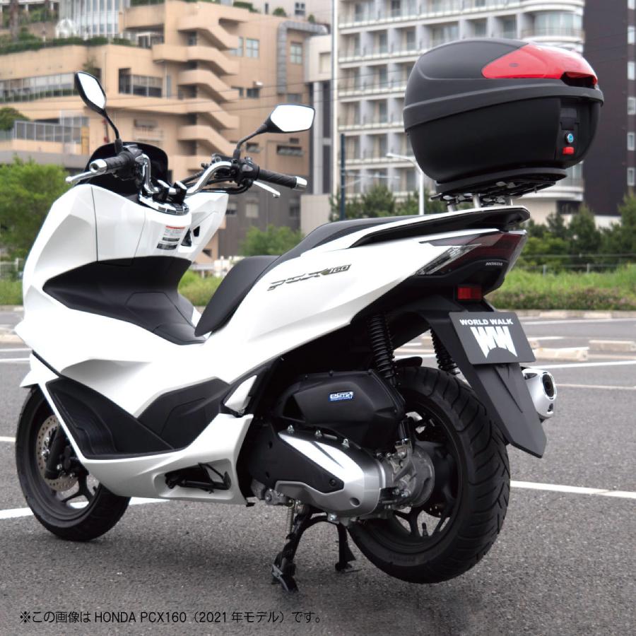 1年保証付き 日本製 ホンダ PCX125 PCX150 PCX160 用 リアキャリア リヤキャリア リアボックス 積載 ワールドウォークの画像