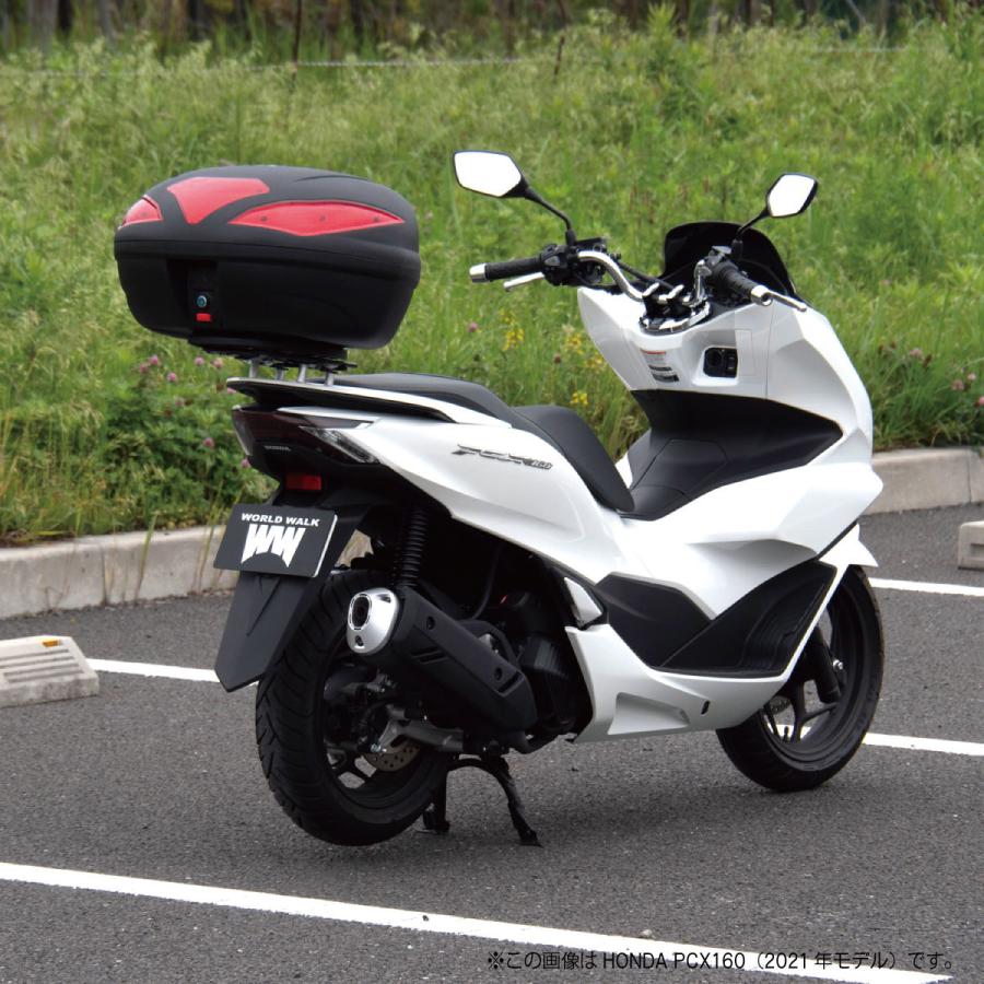 1年保証付き 日本製 ホンダ PCX125 PCX150 PCX160 用 リアキャリア リヤキャリア リアボックス 積載 ワールドウォークの画像