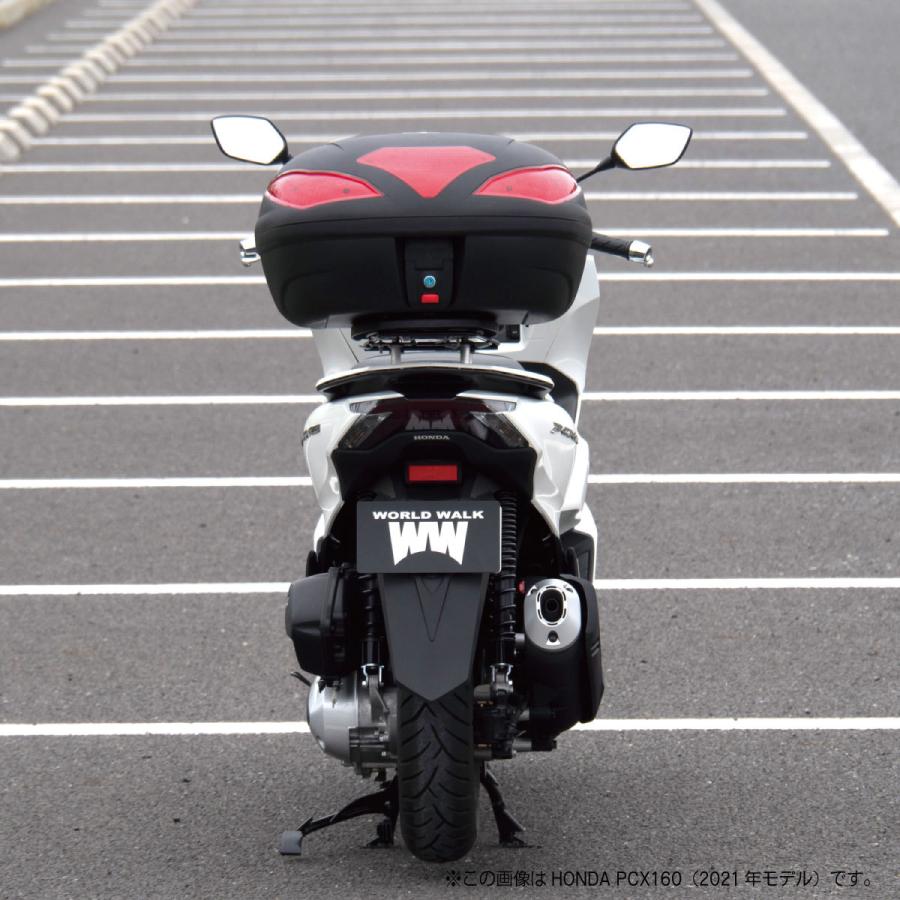 1年保証付き 日本製 ホンダ PCX125 PCX150 PCX160 用 リアキャリア リヤキャリア リアボックス 積載 ワールドウォークの画像