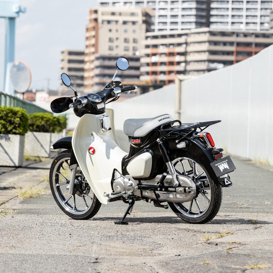 ツーリングネット付！ スーパーカブ C125 リアキャリア オーバーキャリア 大型キャリア 延長キャリア カスタム_8