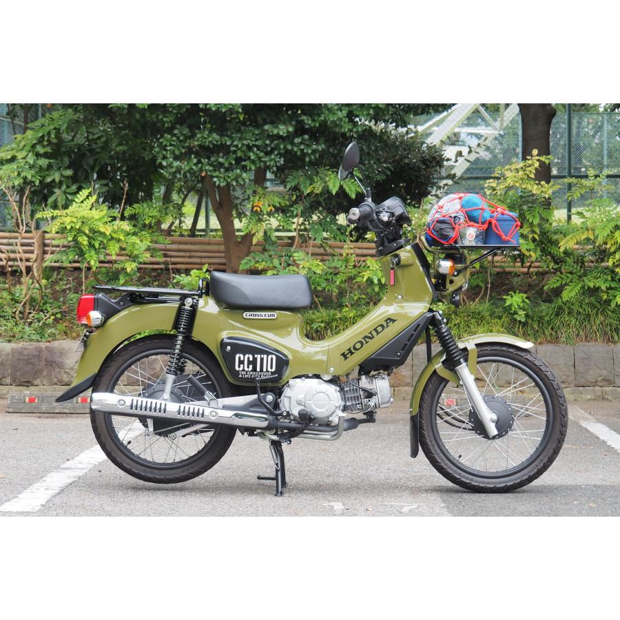 キャリアネット付！ クロスカブ110 大型 キャリア フロントキャリア JA45 CC110 クロスカブ50 AA06 CC50  WCA-44 フロントバスケット WW製 ワールドウォーク｜bike-world-walk｜07