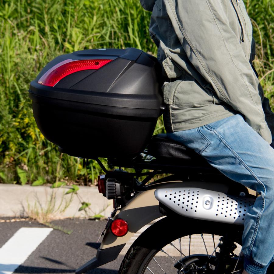 1年保証付き キャリアネット付！ ホンダ ハンターカブ リアキャリア リアボックス セット 32L JA55 JA65_14