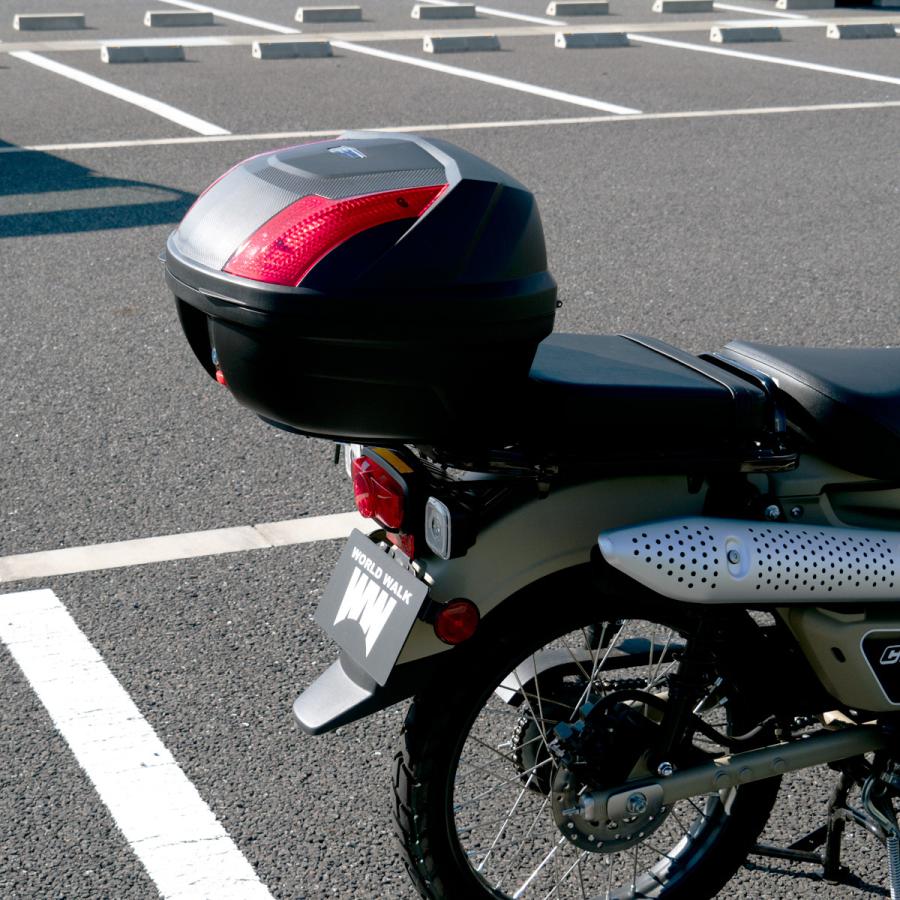 1年保証付き キャリアネット付！ ホンダ ハンターカブ リアキャリア リアボックス セット 32L JA55 JA65_4