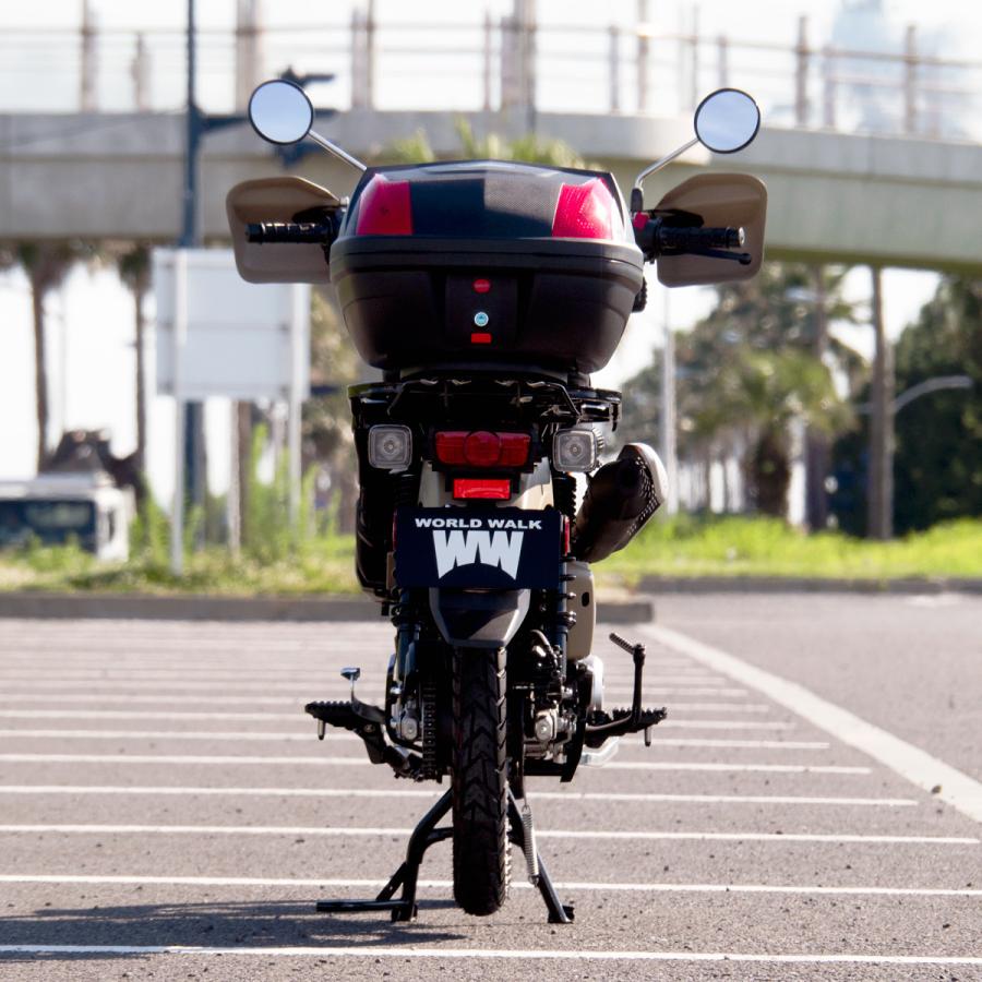 1年保証付き キャリアネット付！ ホンダ ハンターカブ リアキャリア リアボックス セット 32L JA55 JA65_5