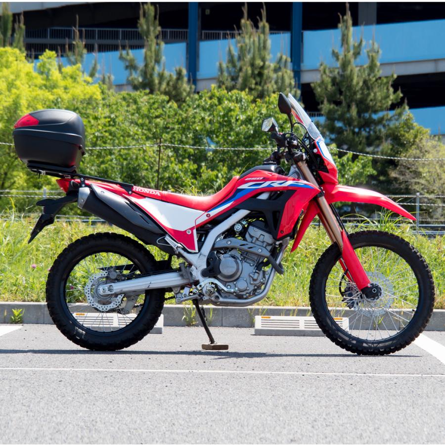 ホンダcrf250l md38用ツーリングキャリアセット一式とエンジンガード
