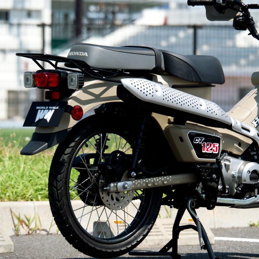 【1年保証付き】キャリアネット付！  ホンダ CT125 ハンターカブ タンデムシート 純正 リアキャリアボックスセット 48L｜bike-world-walk｜16