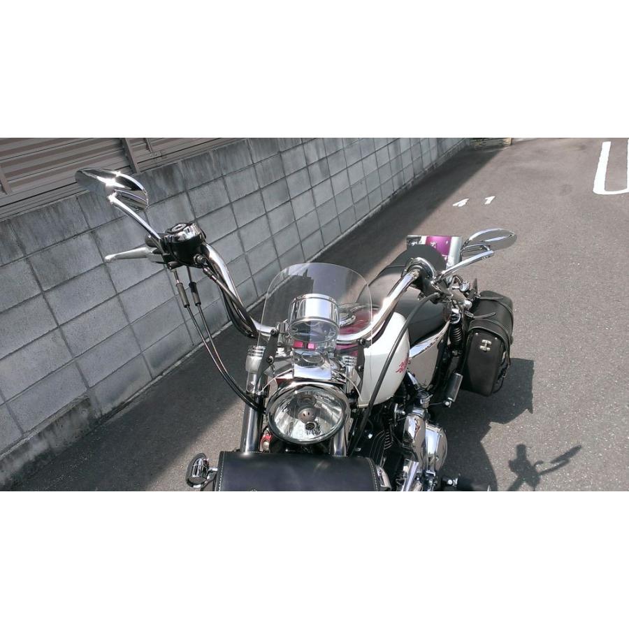 Hd ハーレー Xl10l スポーツスター ロー Ws 01m 取り付けバンド付 汎用 ウインドスクリーン ミニカウル 風防 カスタムパーツ Ws 01d 10 Worldwalk Yahoo ショッピング店 通販 Yahoo ショッピング