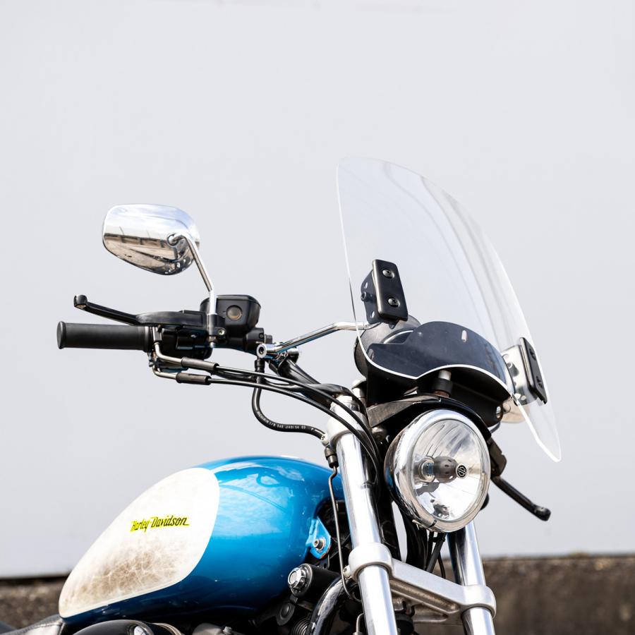 【中古品（バイク風防）】ワールドウォーク汎用ウインドスクリーン WS-03L ワールドウォーク（WORLD WARK） 汎用 大型 ウィンド ws-03 クリア