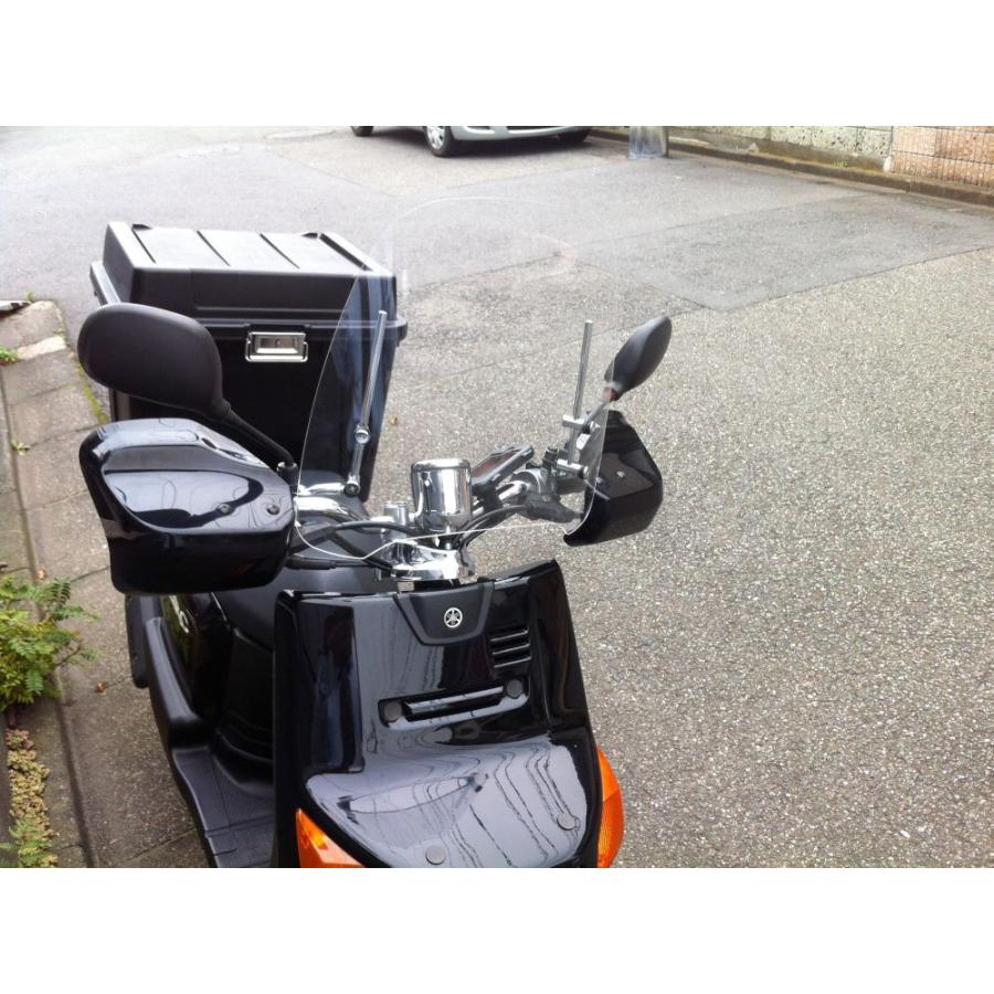 GEAR　風防　ヤマハ純正　4サイクル　ギア　GEAR　ウインドシールド 旭風防 ウインドシールド ヤマハ・ギア UA06 4st車 GE-03 : アウト