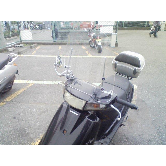 アドレスv100 Ws 04ad 原付用 汎用ウインドスクリーン 風防 バイク用 クリア スモーク アダプター付 風防 カスタムパーツ Ws 04a Ad100 Worldwalk Yahoo ショッピング店 通販 Yahoo ショッピング