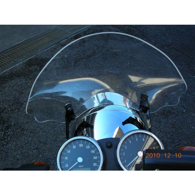 1年保証付き W650 WS-05M 汎用 ウインドスクリーン ミニカウル 風防 カスタムパーツ