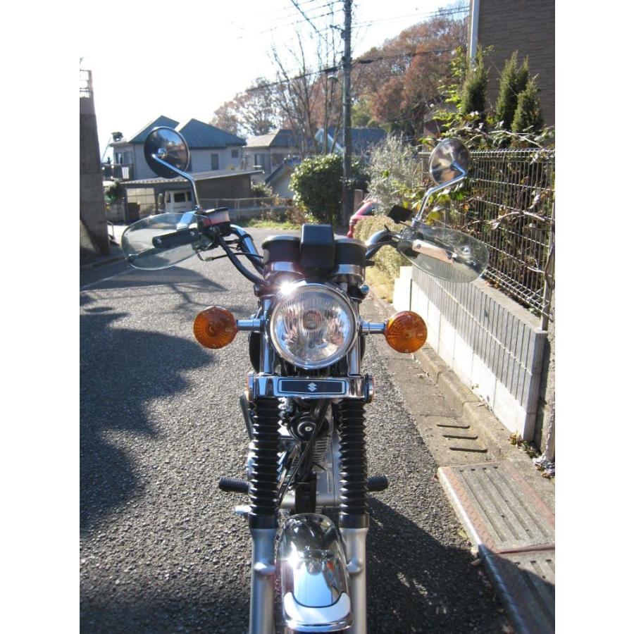 【1年保証付き】GN125H GN125E WS-07N バイク ナックルガード 汎用 ナックルバイザー 風防 カスタムパーツ｜bike-world-walk｜03