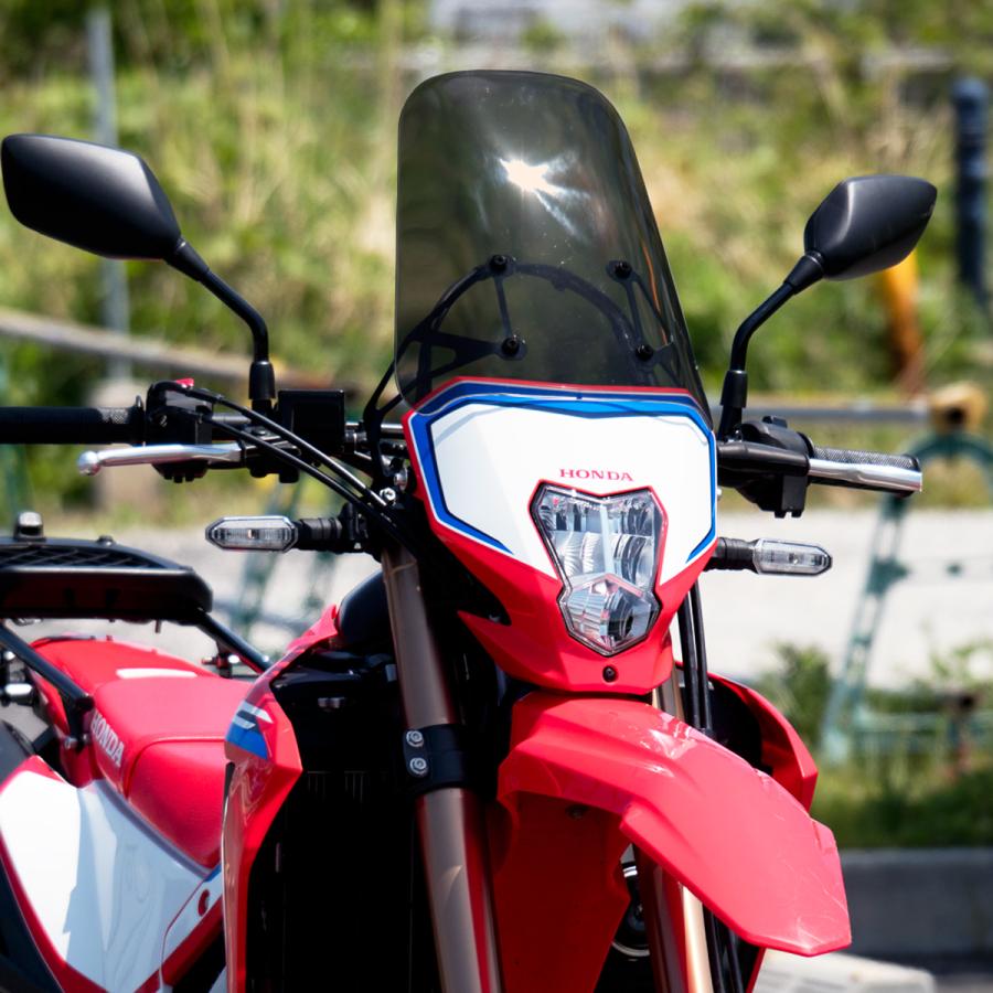 CRF250L Type LDスクリーンカウル スモーク POWERBRONZE ワールドウォーク（WORLD WARK） 1年保証付き スクリーンのみ ホンダ