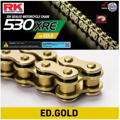 RK JAPAN（アールケー・ジャパン） ☆新品RKチェーン GV530XRE ED.GOLD