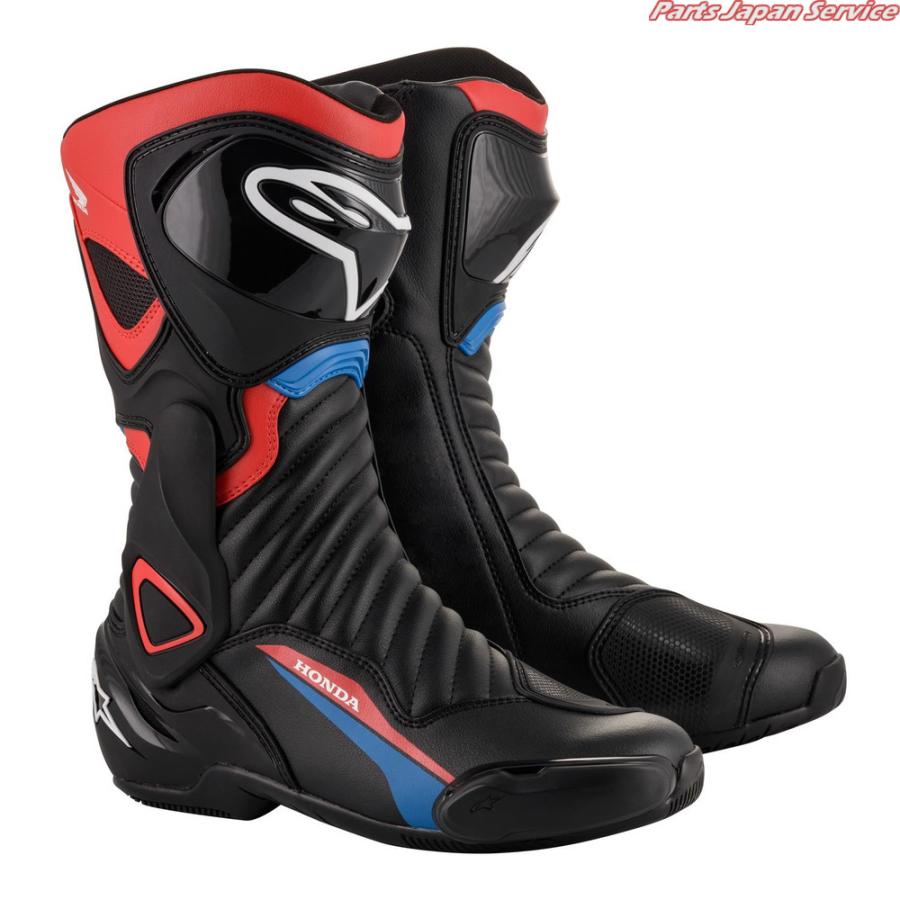 HONDA SMX-6 v2 BOOT 183 BLAK RED BLUE 40/25.5cm アルパインスターズ 