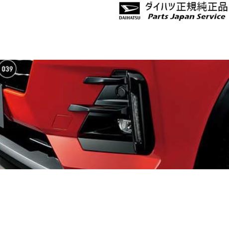 A201S系ロッキー 44.ルーバーガーニッシュパック(イルミ付車用)(ピアノブラック調) 08001-K1015 ROCKY DAIHATSU｜bikebuhin