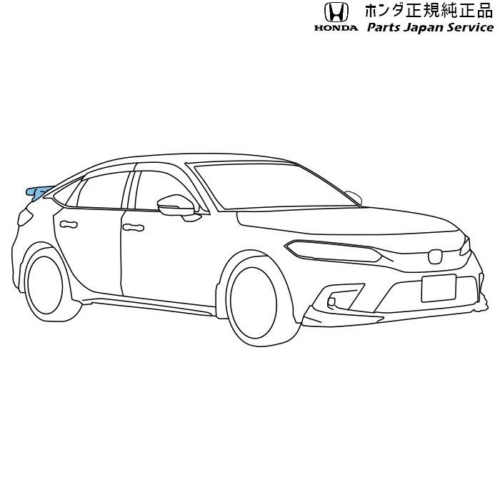 ホンダ FL1系シビック 3.テールゲートスポイラー 08F02-T43-080 ホンダ FL1系シビック 3.テールゲートスポイラー 08F02-T43-080