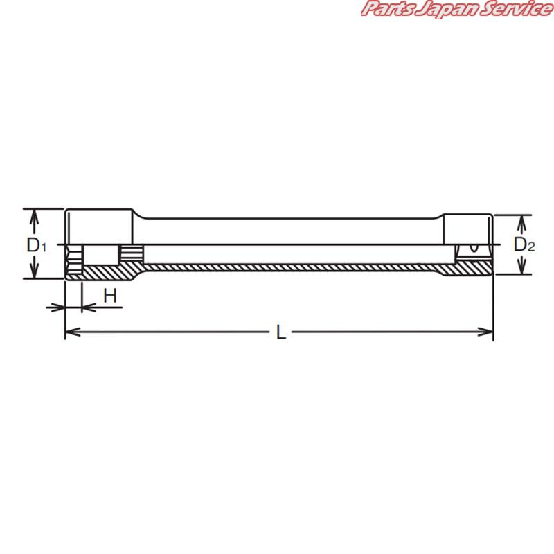 1SQ大型車用ホイールナットソケット32mm 8102M-400-32 : パーツ 1SQ大型車用ホイールナットソケット32mm 8102M-400-32 : パーツ