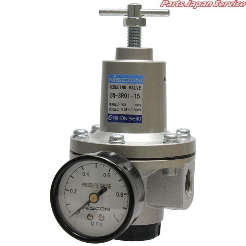 減圧弁(メーター付) BN-3R01-15A : パーツジャパンサービス 減圧弁(メーター付) BN-3R01-15A : パーツジャパンサービス