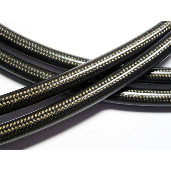 FTR223 ステンレスメッシュブレーキホース フロント スモーク