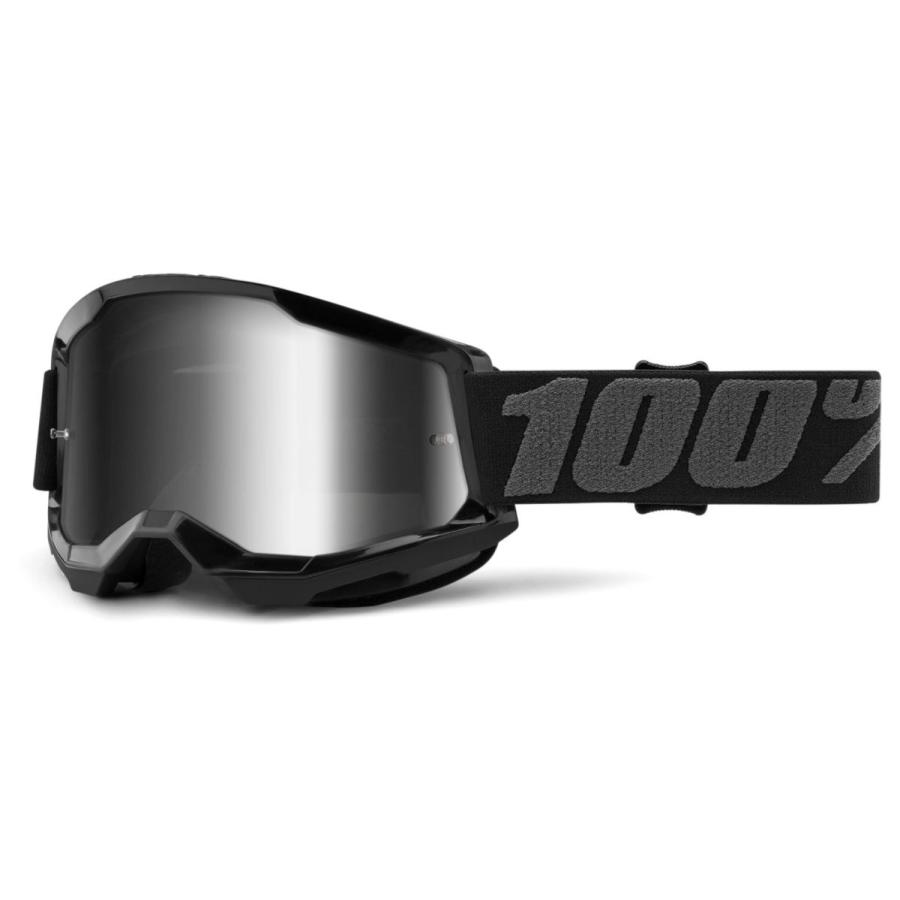 100% パーセント Strata 2 Goggles - Mirrored Lens モトクロスゴーグル オフロードゴーグル ライダー バイク  ツーリングにも かっこいい おすすめ : bikele-goggle-100-strata-2-goggles : バイクルネット - 通販 -