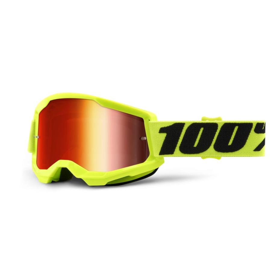 100% パーセント Strata 2 Goggles - Mirrored Lens モトクロス 100% パーセント Strata 2 Goggles - Mirrored Lens モトクロス