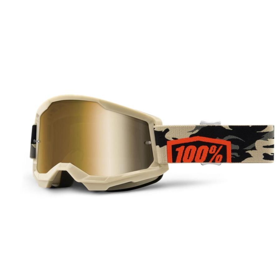 100% パーセント Strata 2 Goggles - Mirrored Lens モトクロス 100% パーセント Strata 2 Goggles - Mirrored Lens モトクロス