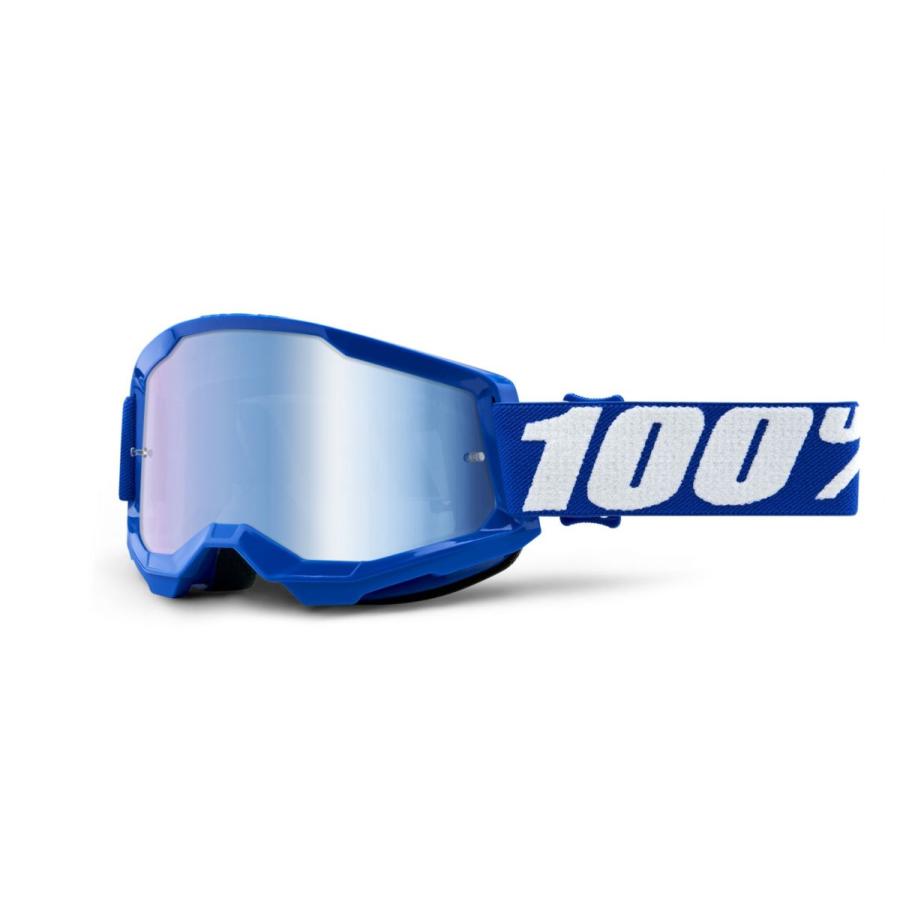 100% パーセント Strata 2 Goggles - Mirrored Lens モトクロス 100% パーセント Strata 2 Goggles - Mirrored Lens モトクロス