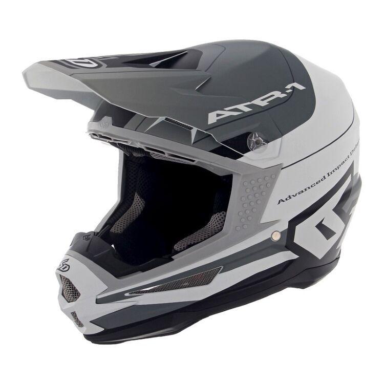 6d Atr 1 Pace Helmet オフロードヘルメット モトクロスヘルメット ライダー バイク ツーリングにも かっこいい おすすめ マッドガード カラー ブラック ホワイト