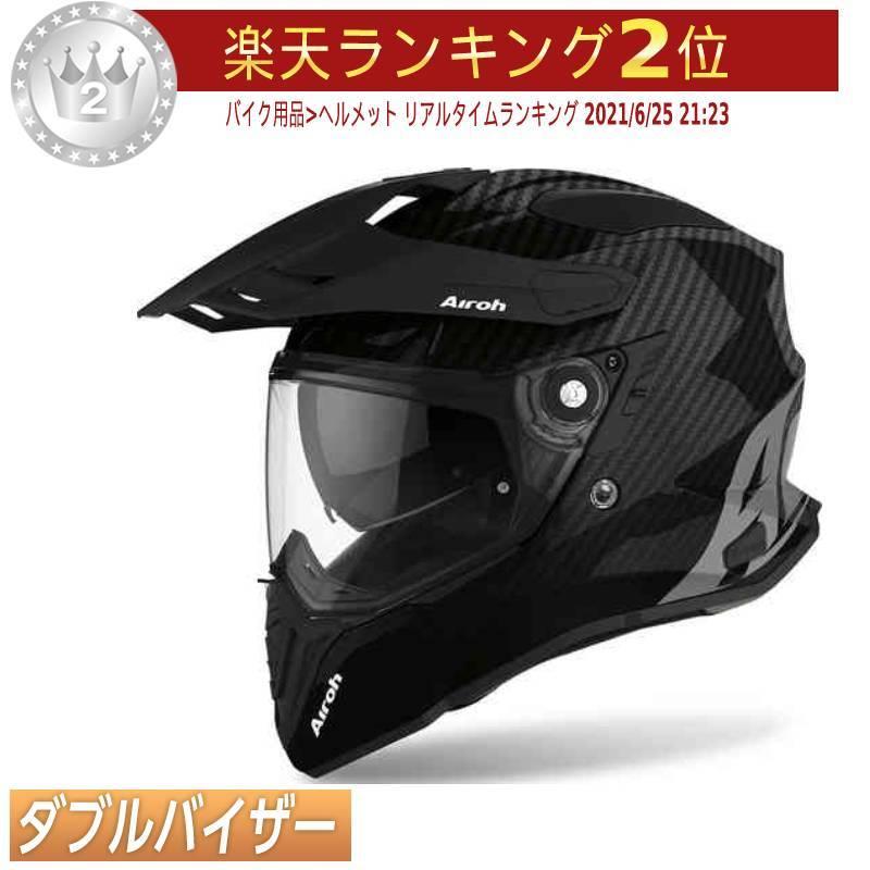 ＼全品5%+1000円★5/25(土)限定／Airoh アイロー Commander Carbon デュアルスポーツヘルメット フルフェイス シールド付オフロードヘルメット バイク｜bikelenet