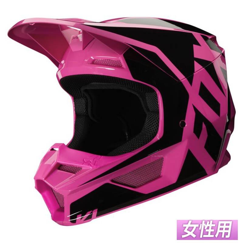 ＼全品5%+1000円★5/25(土)限定／FOX フォックス V1 PRIX Pink 2020モデル レディース オフロードヘルメット プリ ピンク｜bikelenet