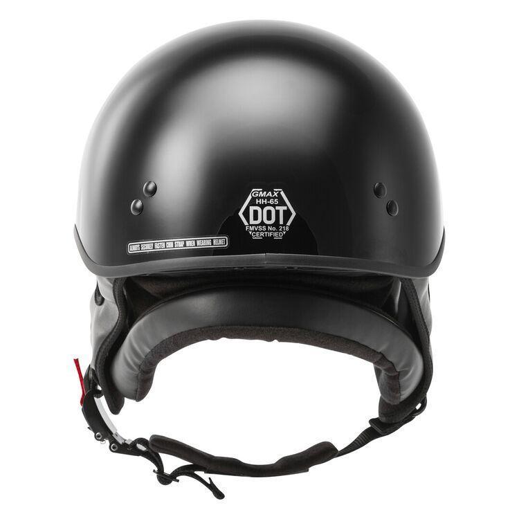 GMAX ジーマックス HH65 Naked Helmet - Solid ハーフヘルメット オープンフェイス 半帽 サンバイザー バイク ツーリング  かっこいい ネイキッド アウトレット