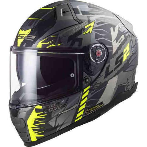 【ダブルバイザー】【3XLまで】LS2 エルエスツー Vector II Techbot フルフェイスヘルメット bikelehelmet