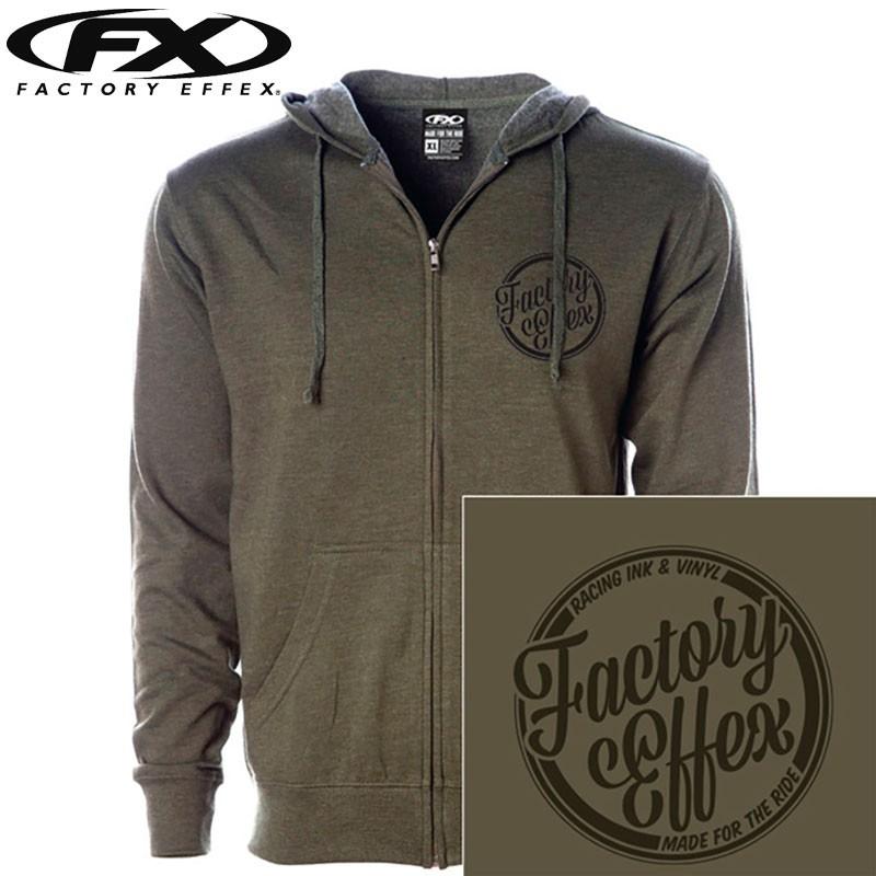 \最大6off★本日クーポンで／FACTORY EFFEX FX SCRIPT ZIPUP パーカー オフロード バイク ツーリング