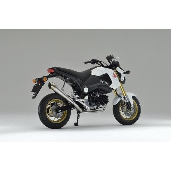 GROM グロム マフラー メガホン ステンレスマフラー : バイクマン 2号