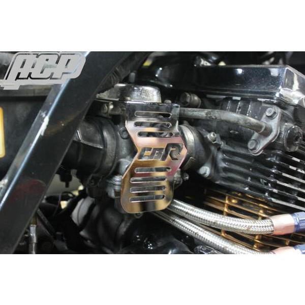 CBX400F/CBR400F メッキキャブレタートップカバー(4個) ※ステンレス