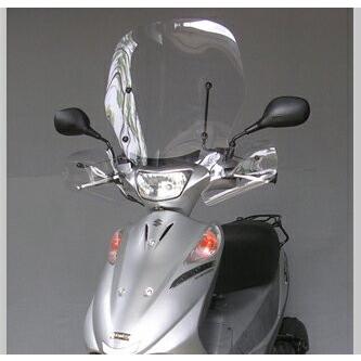 旭風防 旭精器 AD-09 ウインドシールド ナックル一体化 スズキ アドレス V125 バックミラー8ｍｍ対応 4560122612490