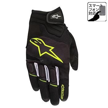 Alpinestars アルパインスターズ アトムグローブ グローブ ブラック/イエローフロー Mサイズ