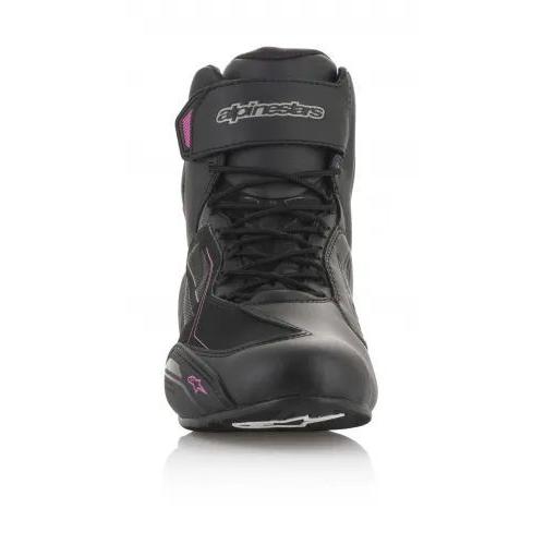 アルパインスターズ STELLA FASTER 3 DRYSTAR ファスター3 ライディング シューズ ブラック/シルバー レディース 6.5/24cm 女性 靴 軽量 防水 アルパイン
