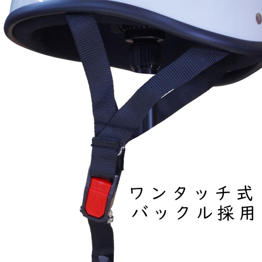 ダックテール ヘルメット タイプ2 艶無し マットブラック ハーフ