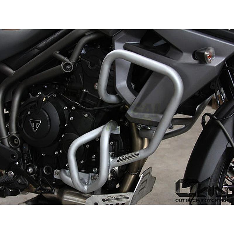 OUTBACKmotortek アウトバックモーターテック OBM-TGR800-CB クラッシュバー マットブラック Triumph Tiger800(2015)