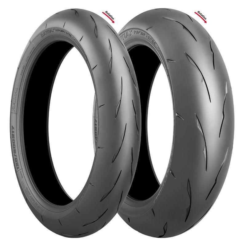 BATTLAX R11 前後セット 120/600R17 180/640R17 ブリヂストン バトラックス R11 中古前後セット 120/180-17