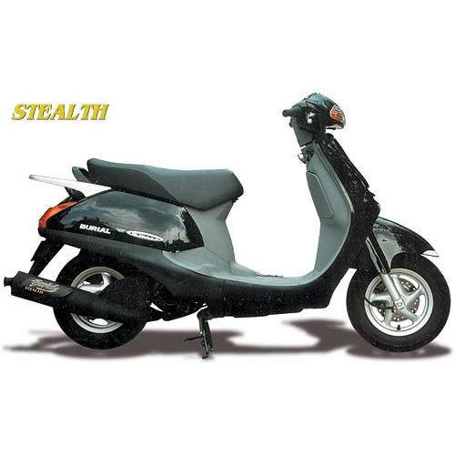 リード100 マフラー BURIAL ベリアル H04-02-00 ステルス チャンバー