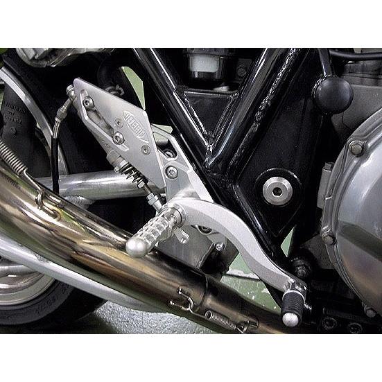 BEET 0111-K61-20 ハイパーバンク バックステップ シルバー 固定式 ZRX1200R/ZRX1200S