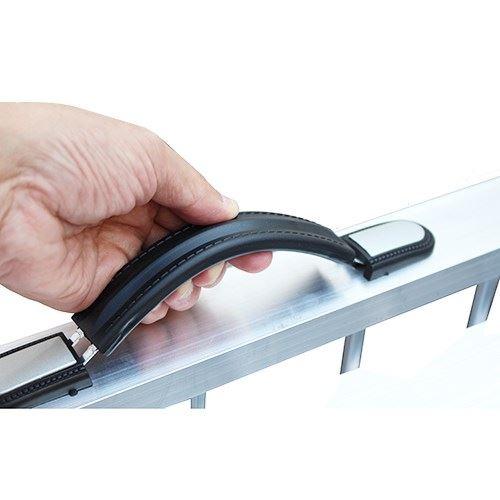 プロツールス TOOL381 スタンド付アメリカン湾曲アルミラダー 2つ折