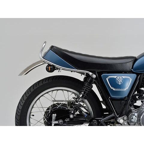 DAYTONA（バイク用品） - デイトナ 15727 ハーフリアフェンダー 尻っ方照明ランプ皆無 SR400 SR500 SR400FI 後押しどろ除け どろ除け どろ除け受け答え