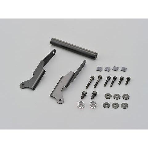 デイトナ 16802 スクリーンマウントバーホルダー スチール製艶消し黒塗装 155mm/φ22.2 XMAX スクリーン ブラケット