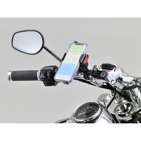 デイトナ 25224 バイブレーションコントロールデバイス スマートフォンホルダー WIDE用  バイク スマホ 携帯 固定 ツーリング｜bikeman2｜04